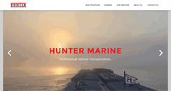 Desktop Screenshot of huntermarine.net