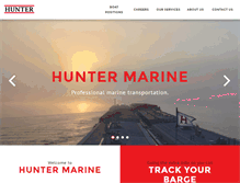 Tablet Screenshot of huntermarine.net